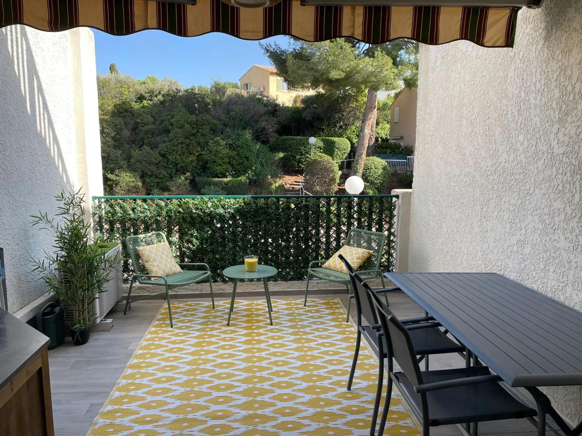 Studio 110 Grande Terrasse Proche Mer Bandol Exterior foto